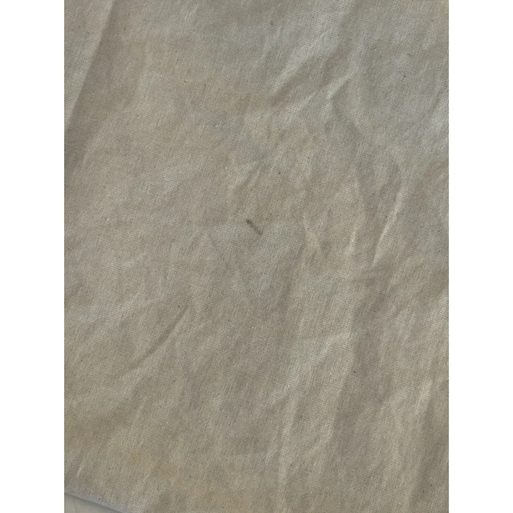 Aurelien 8.5 x 14.5 Beige Black Cinch Top Luxury Travel Storage Dust Bag